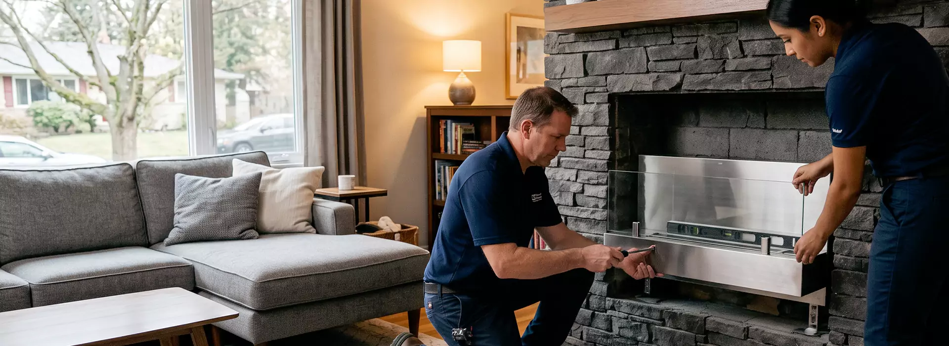 Ethanol Fireplace Installation in Linden, NJ