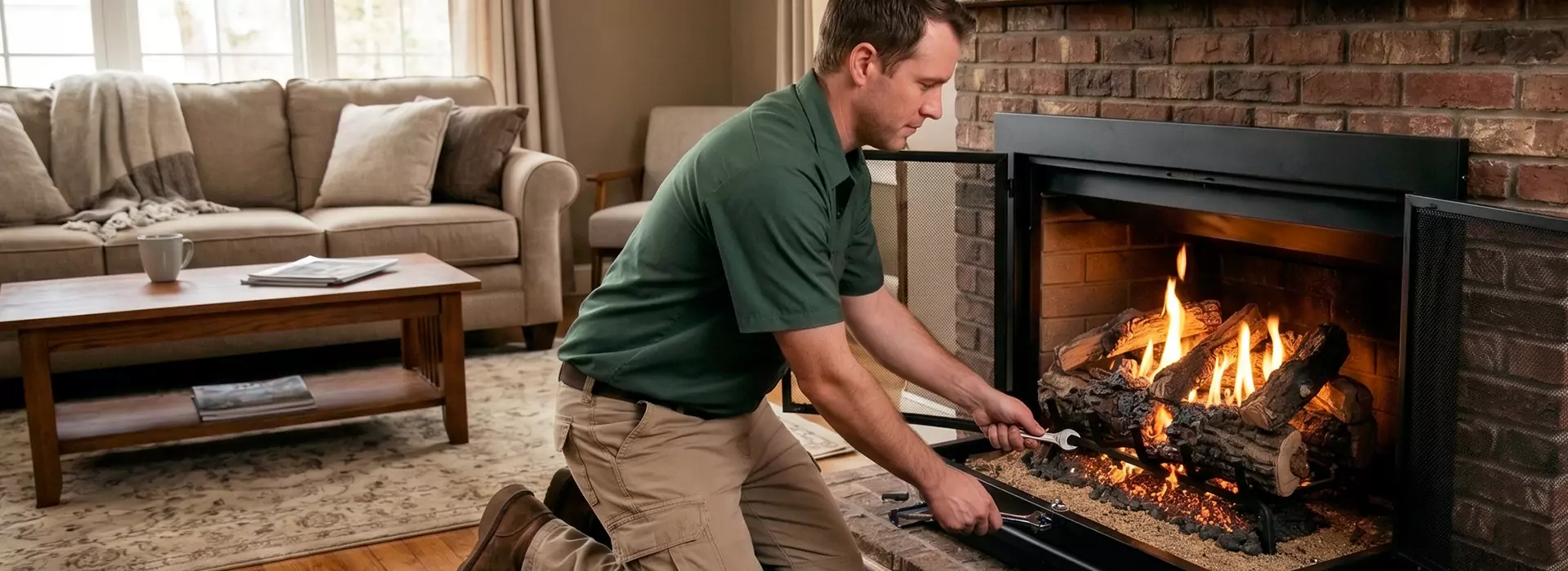 Gas Fireplace Logs in Linden, NJ