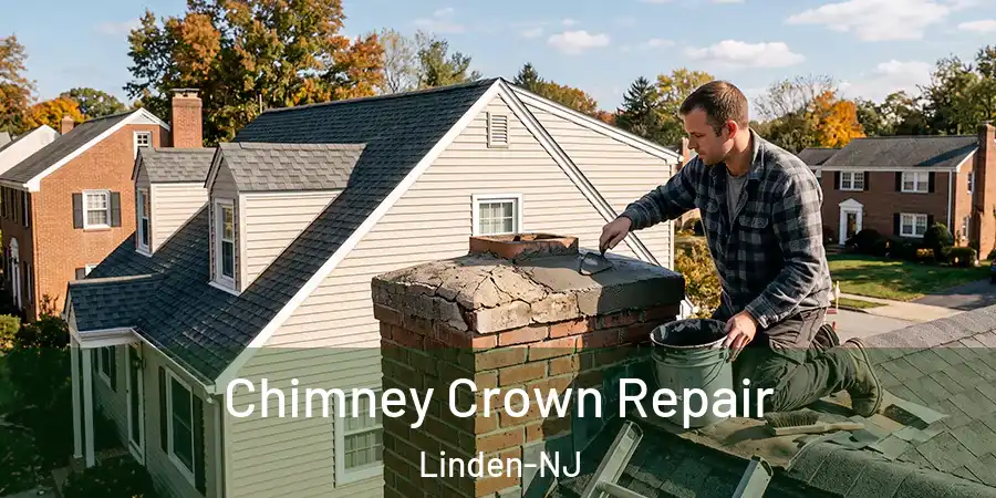 Chimney Crown Repair Linden-NJ