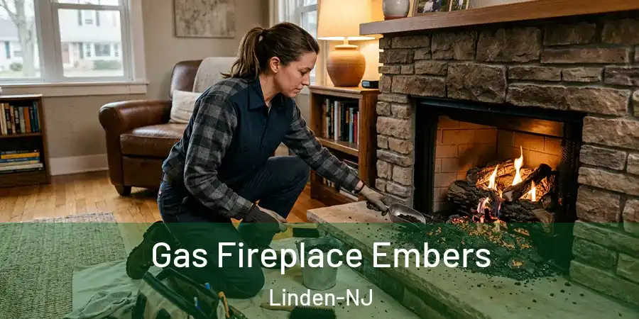 Gas Fireplace Embers Linden-NJ