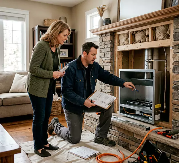Why Linden, NJ Homeowners Choose Our Propane Fireplace Installation Team?