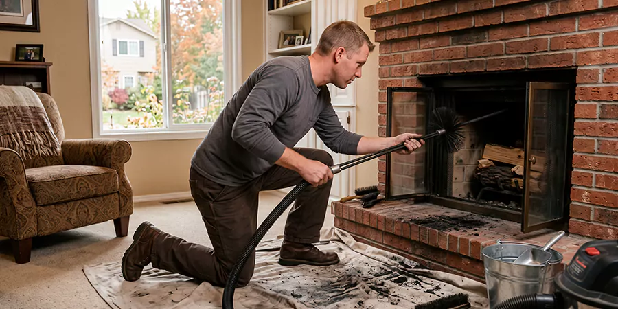 Fireplace Cleaning in Linden