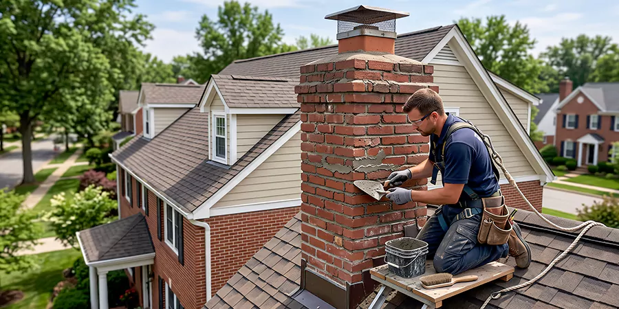 Stone Chimney Repair Linden
