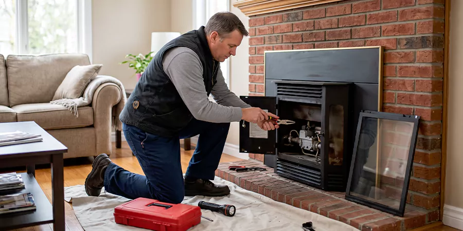 Natural Gas Fireplace Repair Linden