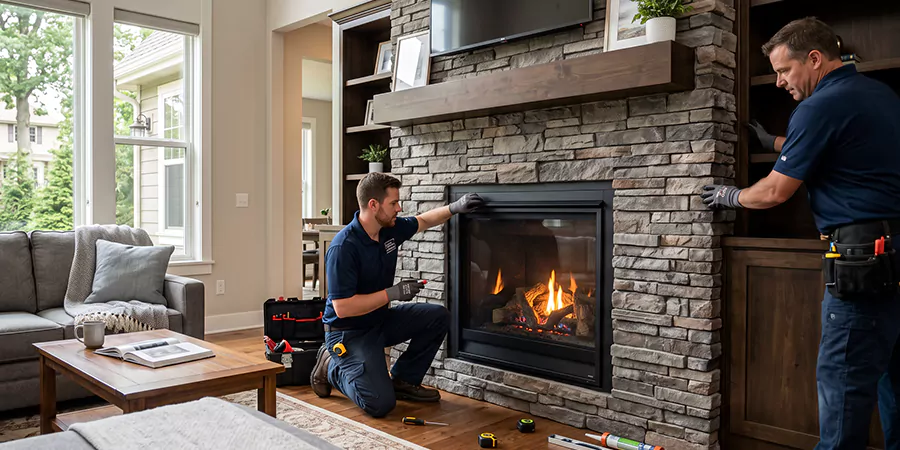 New Fireplace Doors and Replacement Linden