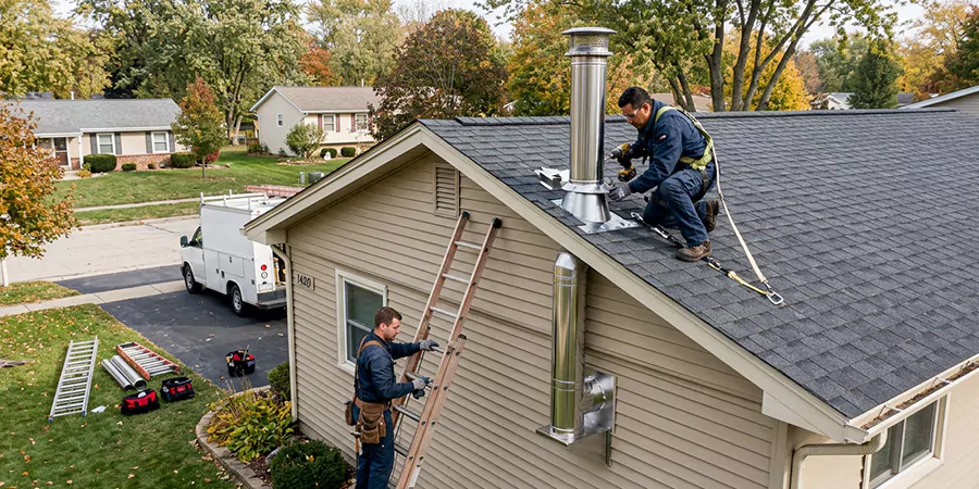 Installing a Pellet Stove in a Corner or Mobile Home Linden